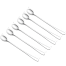 Stainless Steel Long Tea Spoon 8 Inch Long Handle Spoon Set 6Pcs image