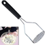 Stainless Steel Potato Masher With Plastic Handle – Heavy Duty Food Press ( Multicolor) image