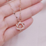Star Point Titanium Steel Real Gold Electroplating Neckless for Women image