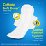 Stayfree Secure Cottony Comfort XL Thick Sanitary Napkins, with Wings 6 pads image
