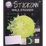 Stickonn Plastic Fluorescent Glow In The Wall Sticker (3.8x3.8 cm) Green image