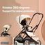 Baobaohao Two-Way Seat Stroller Mountain Stroller Travel Stroller Aluminum Frame EVA Wheels Brown Colour image