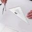Students Drawing Set Square Triangle Ruler Aluminum Alloy Protractor 4 Pcs image