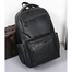 Style PU Leather Fashion Mens Backpack Black image
