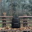 Style PU Leather Fashion Mens Backpack Black image