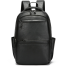 Style PU Leather Fashion Mens Backpack Black image