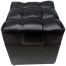 Stylish Black Square Foam Stool image