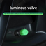 Stylish Luminous Radium (No Battery) Motorcycle Car Cycle Decoration Tire Valve Nozzle Hub Wheel Lights (1 Pair) image