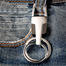 Stylish Premium Key Holder Only Branded NL1557 2 O-Ring With Waist Buckle Holder 1Pcs image
