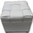 Stylish White Square Foam Stool image