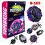 SuperKing Beyblade Burst Starter Variant Lucifer .Mb 2D and First Urranus Starter LR String LR (Left and Right Spin) and Weight Damper Grip -226914139 image