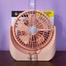 Super Powerful Lithium Rechargeable Mini Table Fan with LED Light image