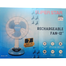 Super Star Rechargeable Table Fan Blue 12Inch image