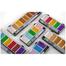 Superior Water colour Cake Paint 8 Metallic, Pearl and Pigmented Color Box With 1pc Water brush Pen for Professional image