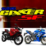 Suzuki Gixxer And Sf Logo Branded Self Adhesive Waterproof Sticker 1 Piece Random Color Selection image