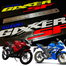 Suzuki Gixxer And Sf Logo Branded Self Adhesive Waterproof Sticker 1 Piece Random Color Selection image