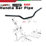 Suzuki Gixxer Monotone Sf Handle Bar Oem Pipe Black 1 Piece image