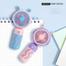 Sweet Cartoon Mini Fan USB Rechargeable Handheld Fan for Kids and Travel Use (Multicolor) image