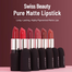 Swiss Beauty Pure Matte Lipstick Peaches N Cream 202 image