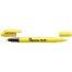 TAIWAN Twin Tip Illumina Flex Highlighter Flexible Chiset and Fine Tip - Yellow image