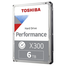 TOSHIBA 6TB 7200 RPM X300 Performance SATA Hard Disk Drive image