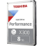 TOSHIBA 8TB 7200 RPM X300 Performance SATA Hard Disk Drive image