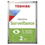 TOSHIBA (HDWT720UZSVA) 2TB 5400 RPM S300 Surveillance SATA Hard Disk Drive image