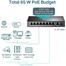 TP-Link TL-SF1009P 9-Port 10/100 Mbps Desktop Switch with 8-Port PoE plus image