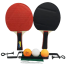 Table Tennis Racket Set Paddle with 3 Balls (t_t_racket_set_9006) image
