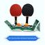 Table Tennis Racket Set Paddle with 3 Balls (t_t_racket_set_9006) image