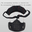 Tactical Face Goggles For Motorcycle Riding Detachable Two Part Open Face Universal 1 Pcs image