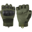 Tactical Half Finger Military Combat Gloves For Motorcycle With Anti-Slip Palm Pad For Hunting, Camping, Outdoor Hiking, Training - 1 Pair (Imported)Army green image