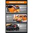 Technical Yellow Racing Car Building Blocks Boys Super Cool Sports Car Toys For Kids (441Pcs 5-9 Years) With Return Function WOMA image