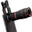 Telescope 10X Zoom Mobile Phone Camera Lens - Black image