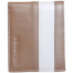 The Men's Code Brown-White Color Contrast Leather Wallet for Men - MWC001 image