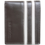 The Men's Code Chocolate-White Color Contrast Design Leather Wallet for Men - MWC002 image