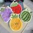 Thickened Cartoon Fruit Hand Towel Kitchen Bathroom Small Towel Gift Souvenir 1Pcs (Any Design) image