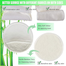 Three Layer Waterproof Ultra-fine Bamboo Fiber Breast Pads, Makeup Removal Pads, Washable Bra Anti-milk Pads Postpartum Mother Supplies - 2 pcs image