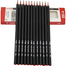 Joytiti Artist Drawing Black Lead Pencils 2B 12 Pencils/Box image