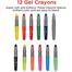 Joytiti super soft gel crayons-12 Shades image