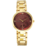 Titan Red Dial Metal Strap Watch for Women - 2480YM04 image
