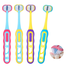 Toddler Toothbrush for Boys and Girls – Comfortable Grip and Full Coverage Brush image