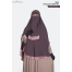 Glam Touch Tohfa Ready Hijab Niqab Set Deep Mocha image
