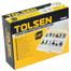 Tolsen 12pcs Carbide Router Bit Set With Wood Case Box (1/4inch ) image