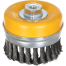 Tolsen 4inch Cup Twist Wire Brush 100mm For Angle Grinder Removing Rust Paint And Varnish From Metal Surfaces image