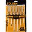 Tolsen 6pcs Screwdrivers Set Philips And Flat Head Transparent Handle image