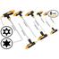 Tolsen 8 Pcs Torx T-Handle Screwdriver Set image