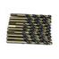 Tolsen Black and Gold HSS Fractional 9mm Straight Shank Jobber Length Drill Bit image