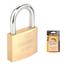 Tolsen Heavy Duty Brass Padlock 50 mm Rust Proof w/3 Keys Industrial Grade image