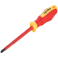 Tolsen VDE Insulated Star Screwdriver PH2 x 100 mm 1000V VDE And GS Certified image